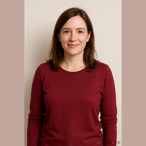 Kim Rogers Dark Pink 3/4 Sleeves Cotton tee, size XL, Like New